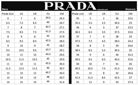 prada sizes clothing|prada sneaker size chart.